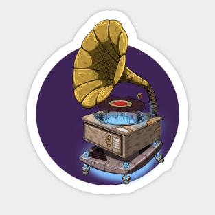 Gramophone Sticker